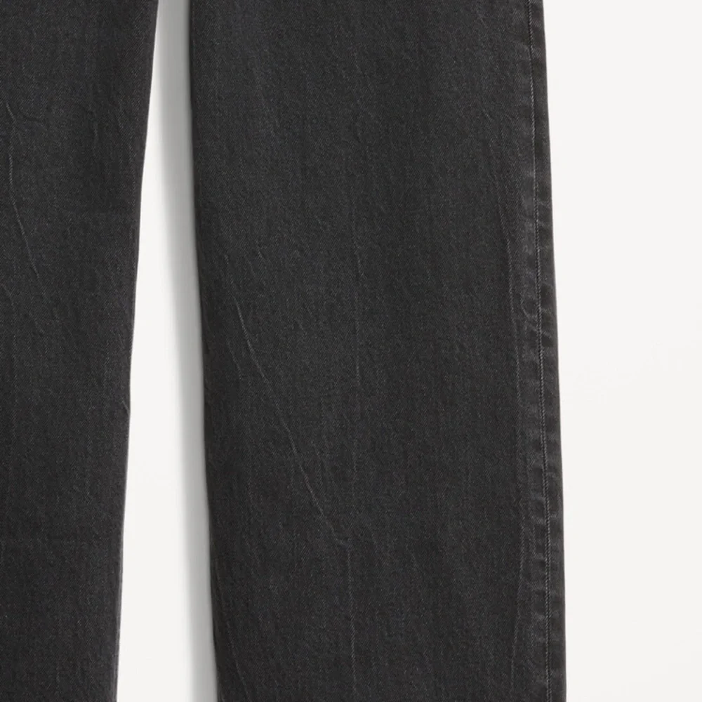 High Waisted Wide Leg Black Jeans - Picture 5 of 5
